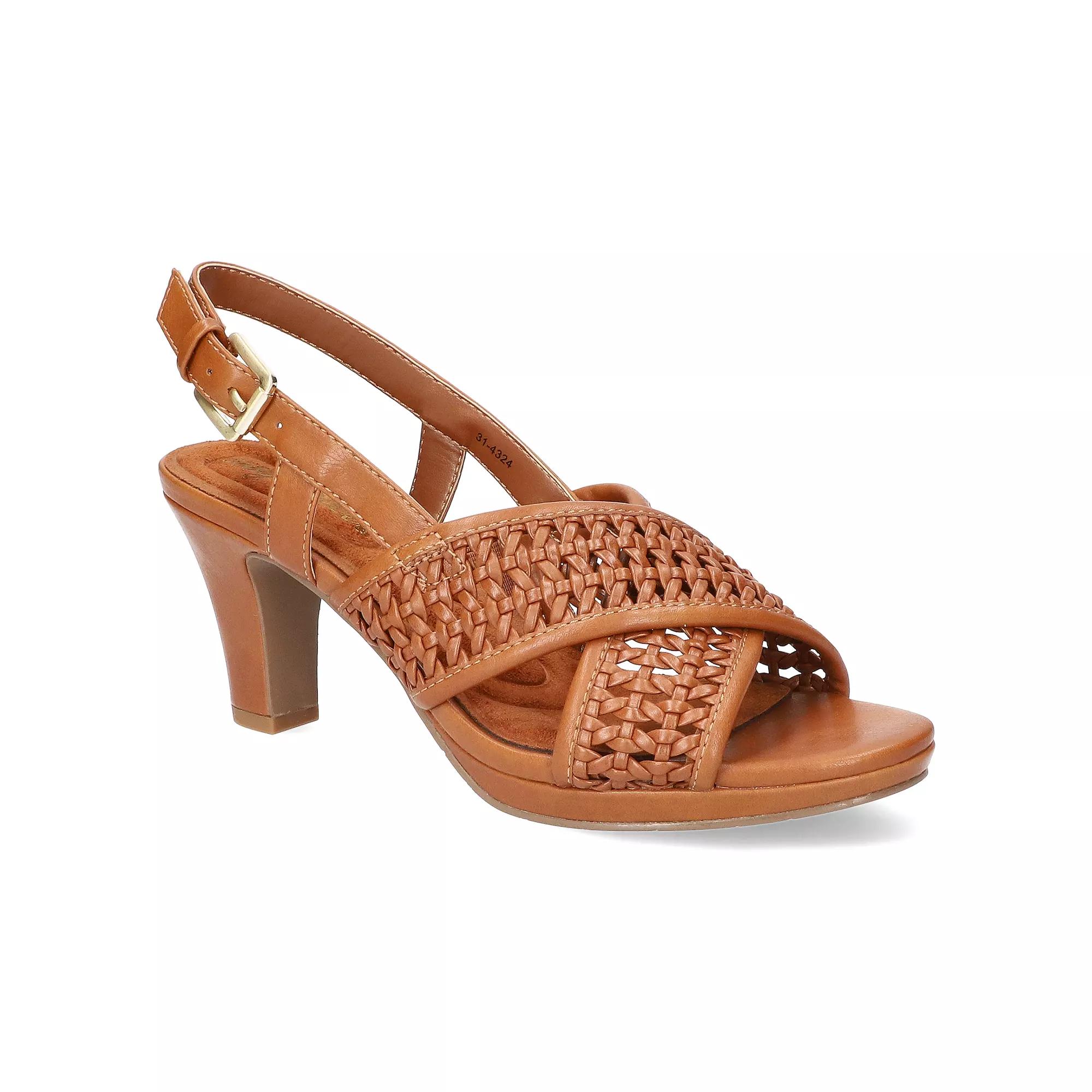 Easy Street Sol Women's Slingback Platform Heeled Sandals,  Product Image