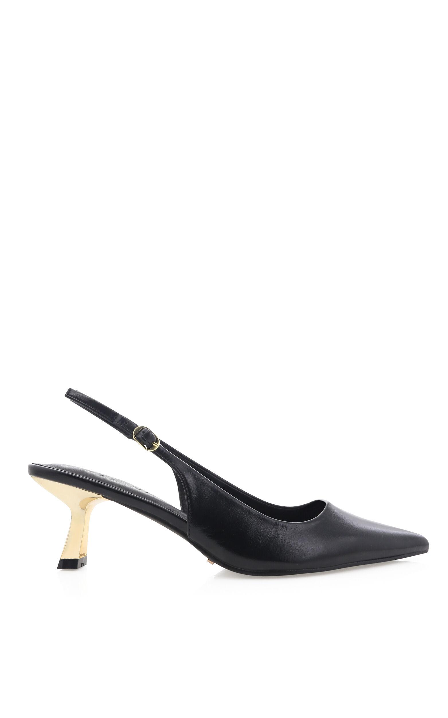 Billini - Anaya Heels in Black Shine Gold Product Image