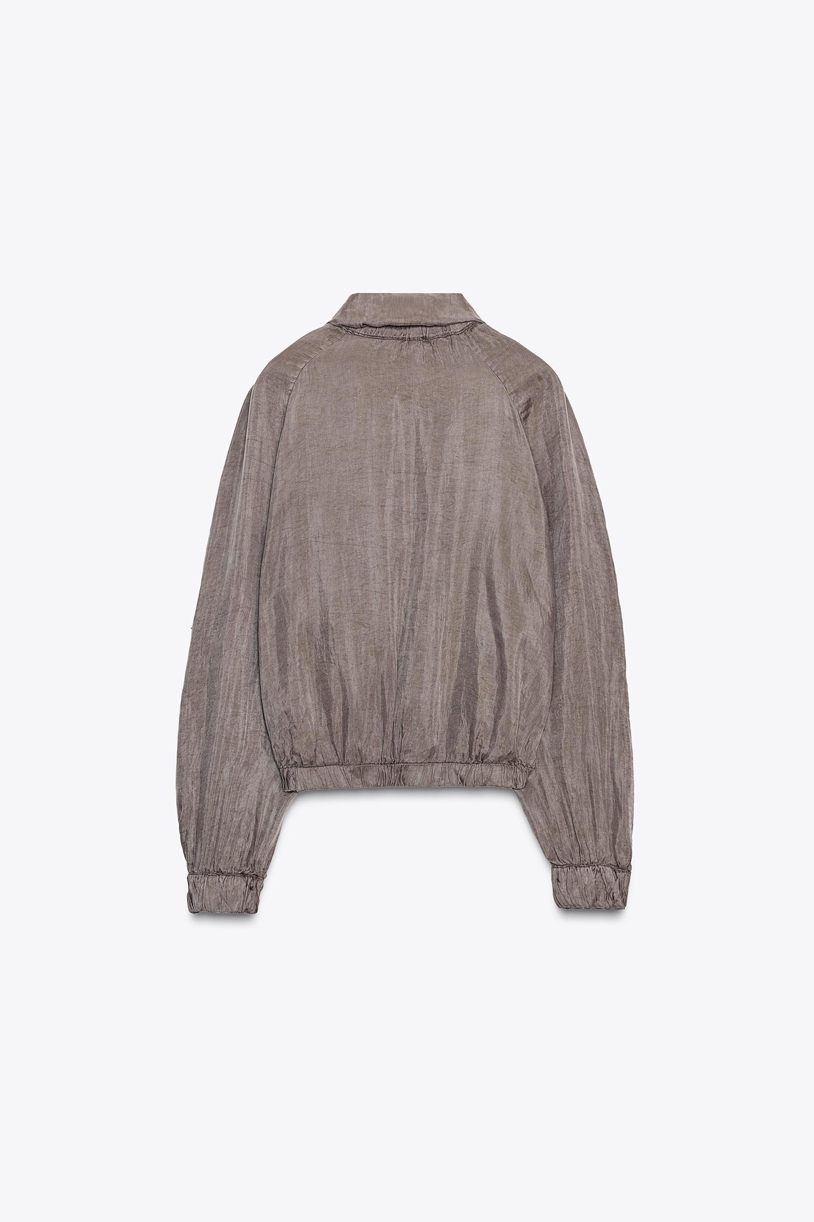 ZW COLLECTION FLOWY BOMBER JACKET Product Image