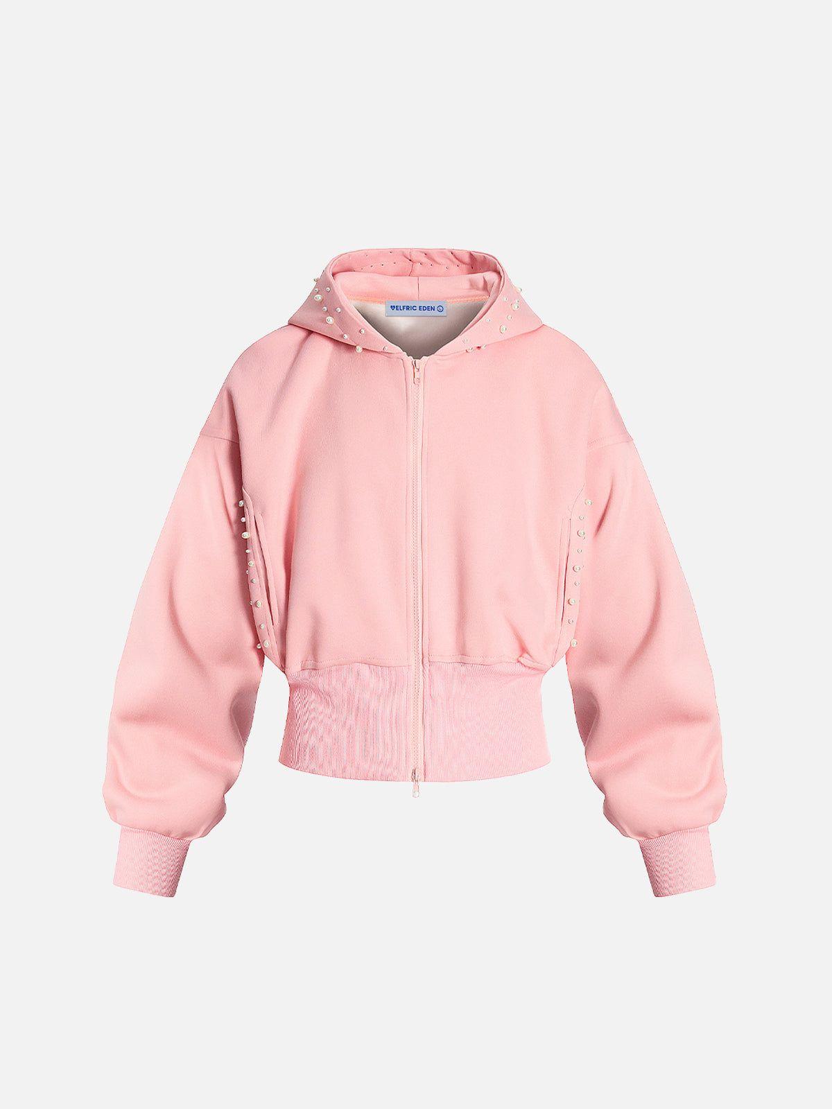 Aelfric Eden Pearl  Boxy Zip Up Hoodie Female Product Image