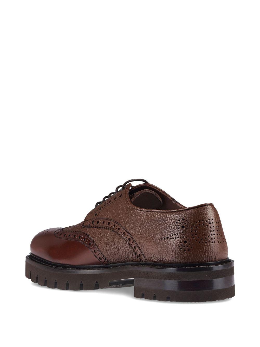 leather brogue shoes Product Image