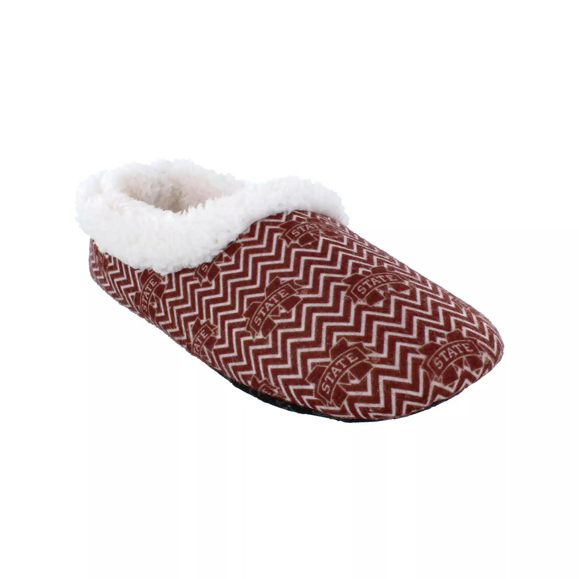 Mississippi State Bulldogs Women's Chevron Slippers, Size: Large, Mst Team None Product Image