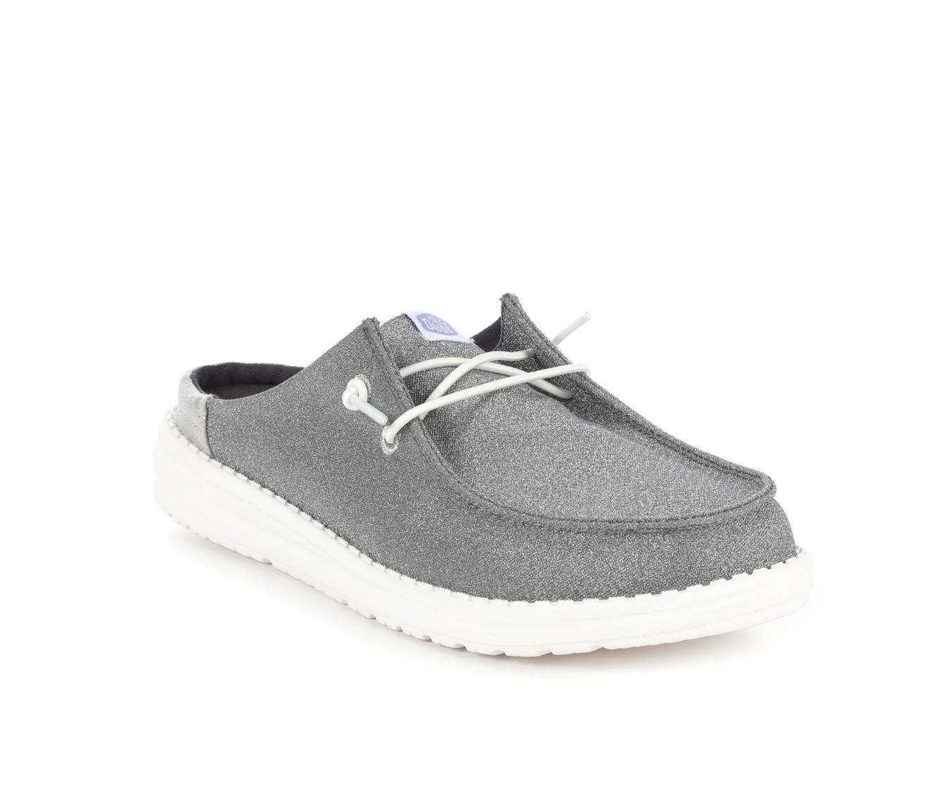 Women's HEYDUDE Wendy Slip Metallic Sparkle Casual Shoes Product Image