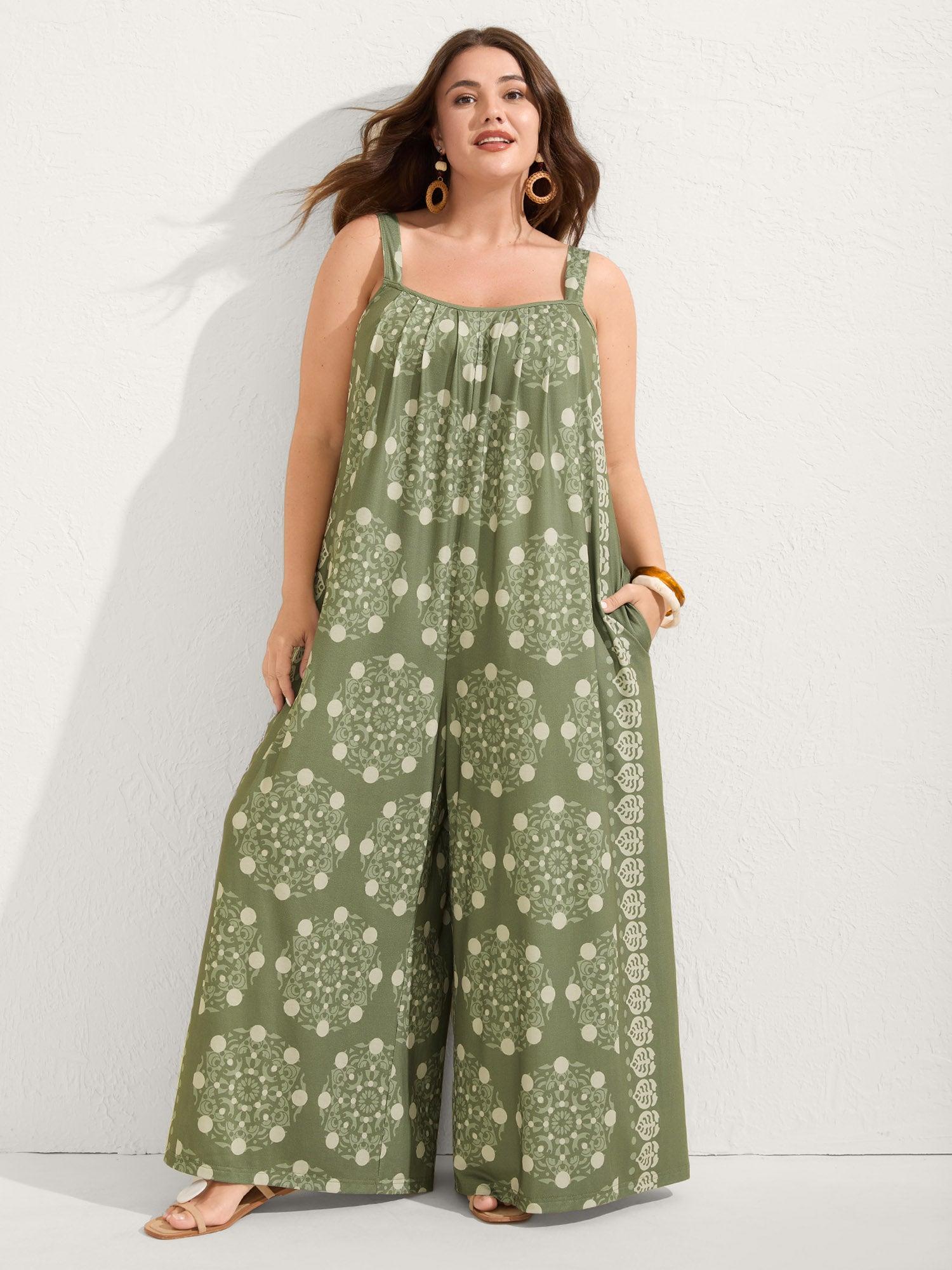 Sunkissed Stretchy Adjustable Strap Jumpsuit Female Product Image