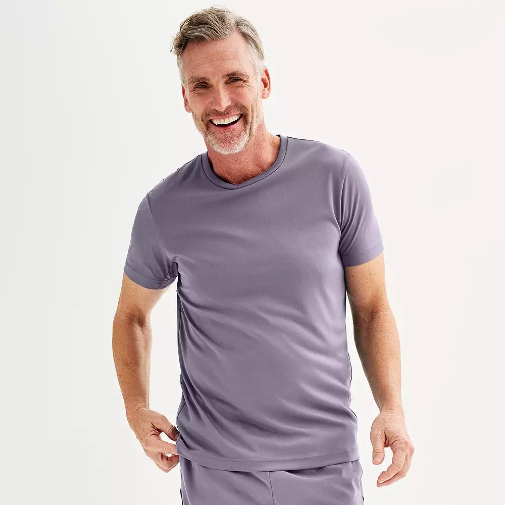 Men's Tek Gear® Dry Tek Tee, Size: Large, Wild Purple Product Image