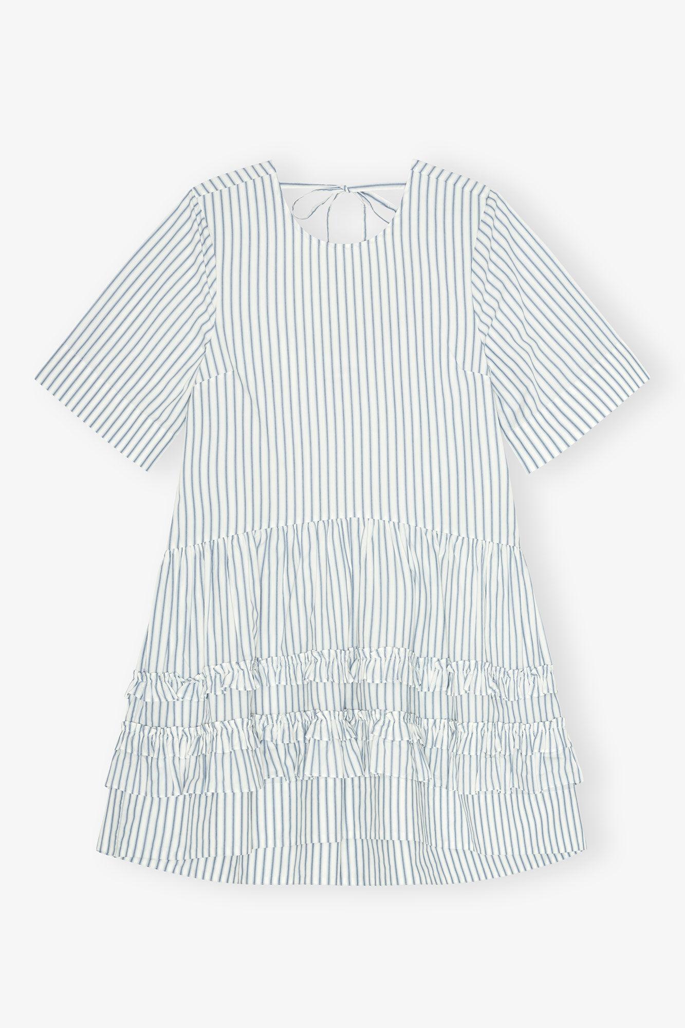 Striped Organic Cotton Mini Dress Product Image