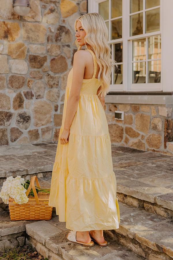 Sunny Horizon Maxi Dress in Yellow Product Image
