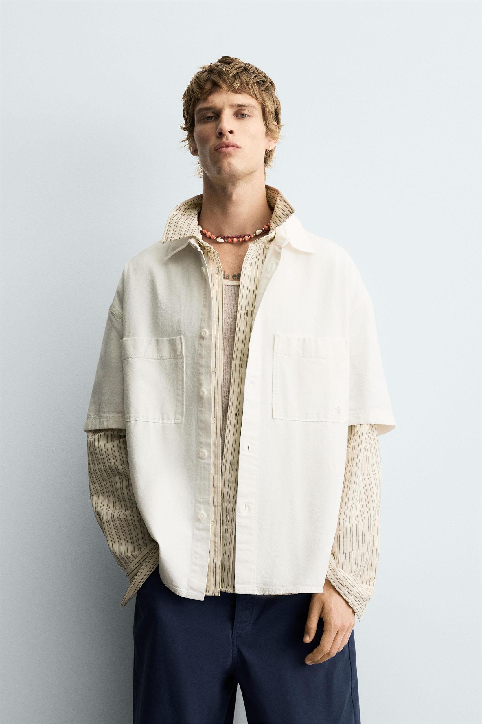 WASHED PRINT SHIRT Product Image