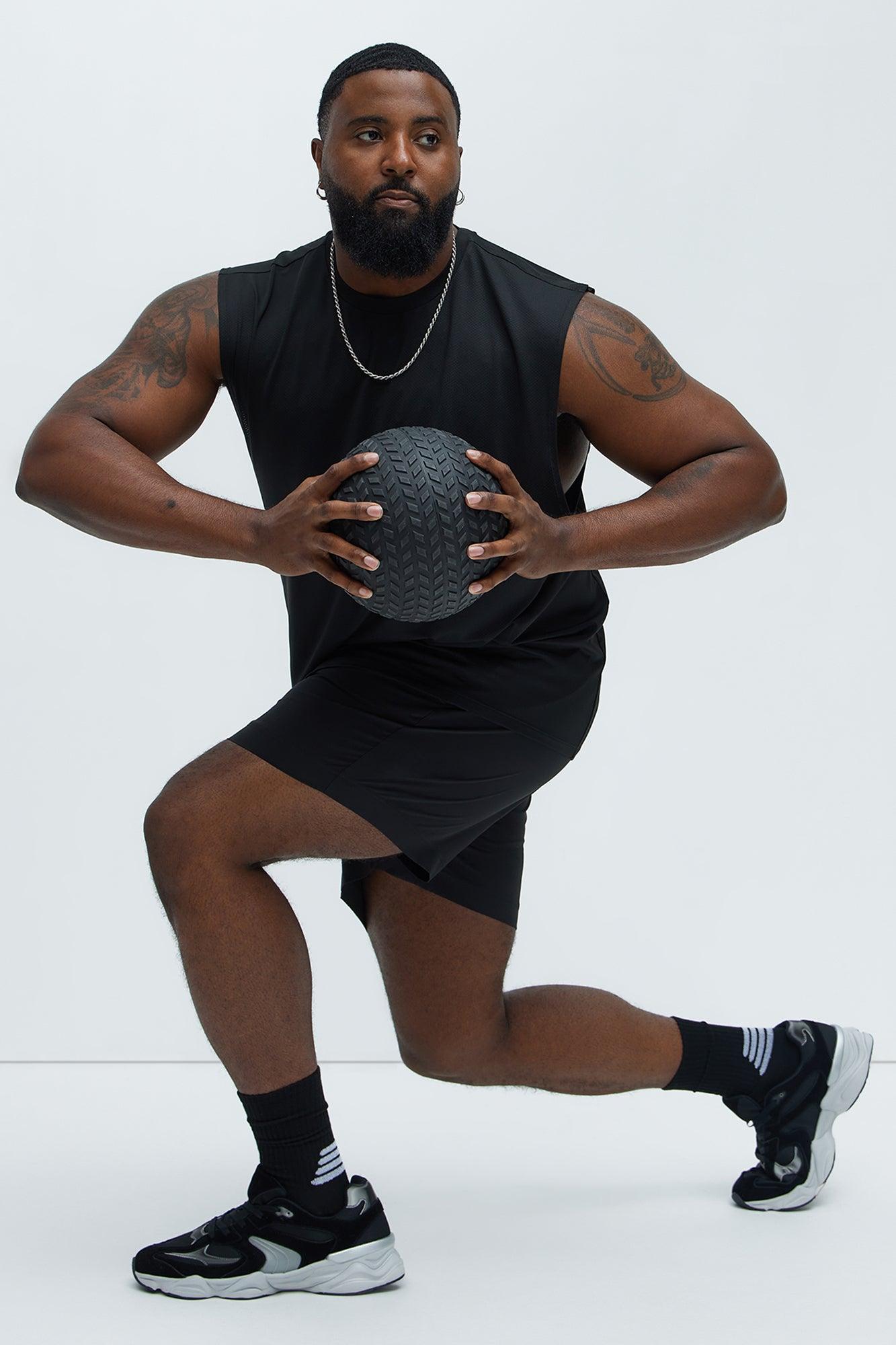 Vital Active Cut Off Tee - Black Product Image