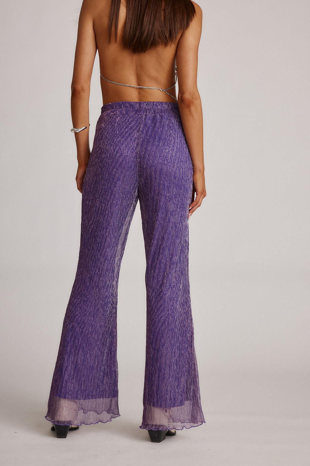 Victoria Purple Pull On Pants Product Image