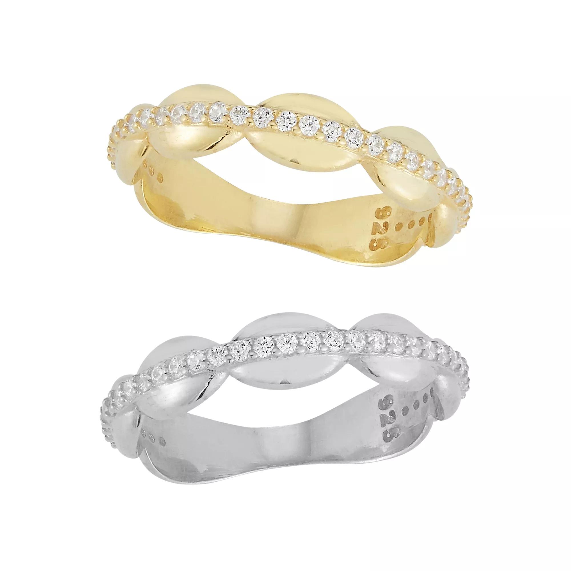 Sunkissed Sterling Sterling Silver Hinged Hoop Earrings, Women's, Gold Tone Product Image