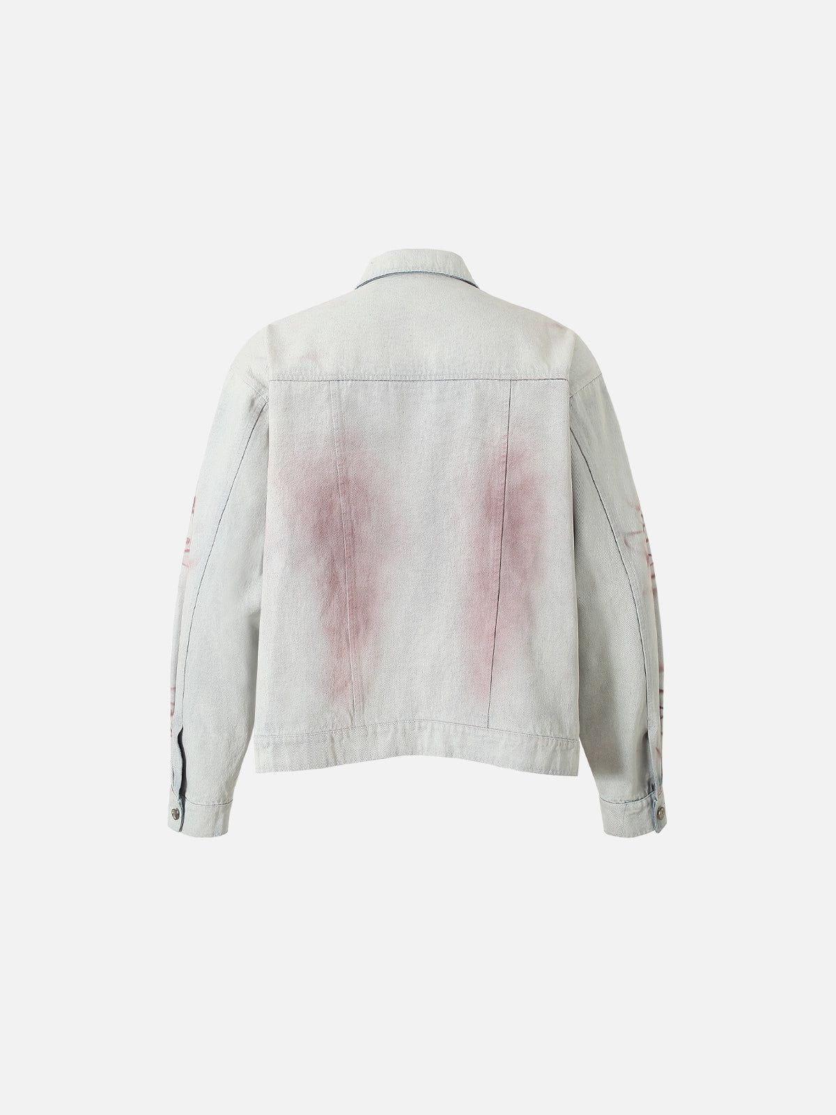 Aelfric Eden Graphic Denim Jacket Product Image