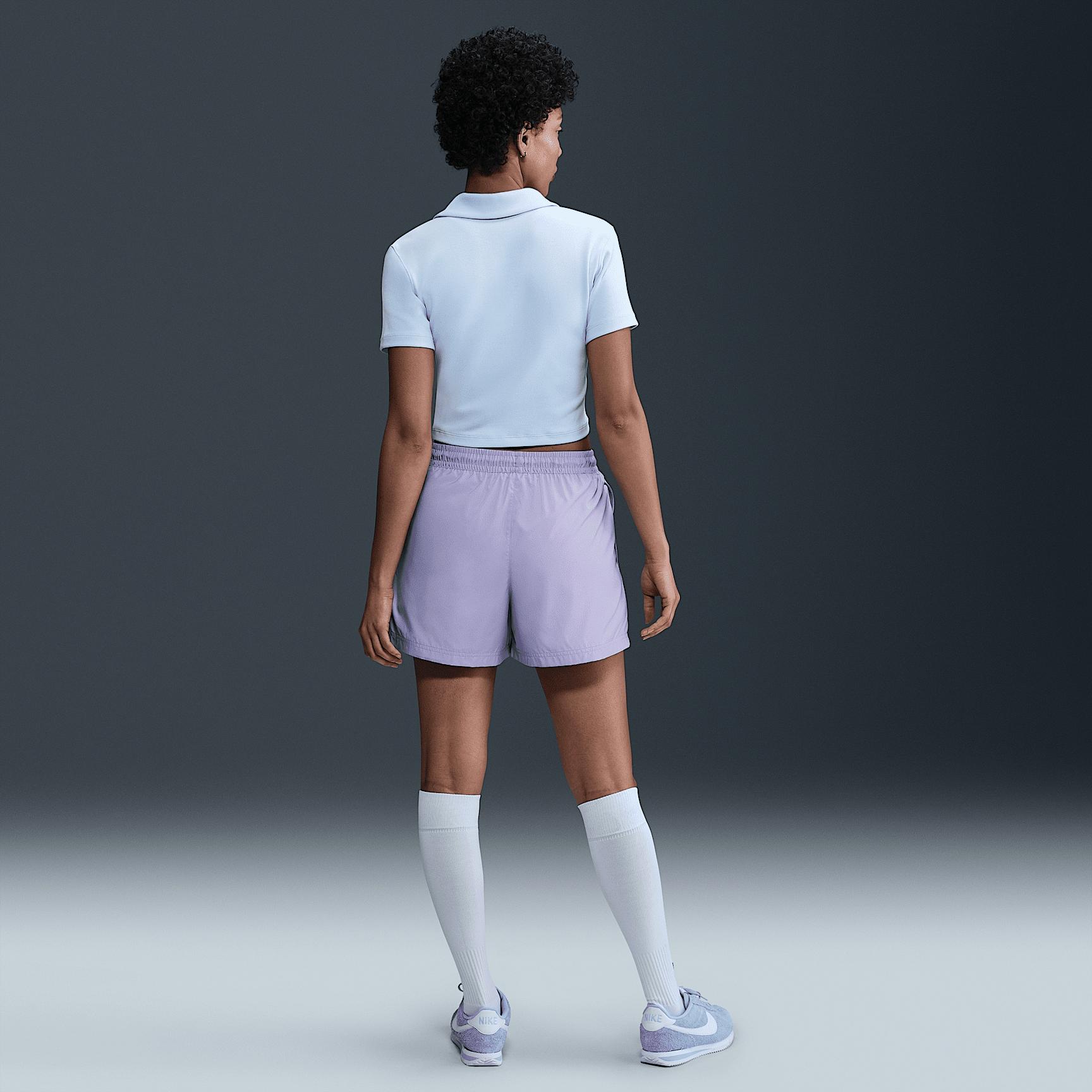 Womens Nike Sportswear Classic Wovens Mid-Rise Shorts | FV7557-533 Product Image