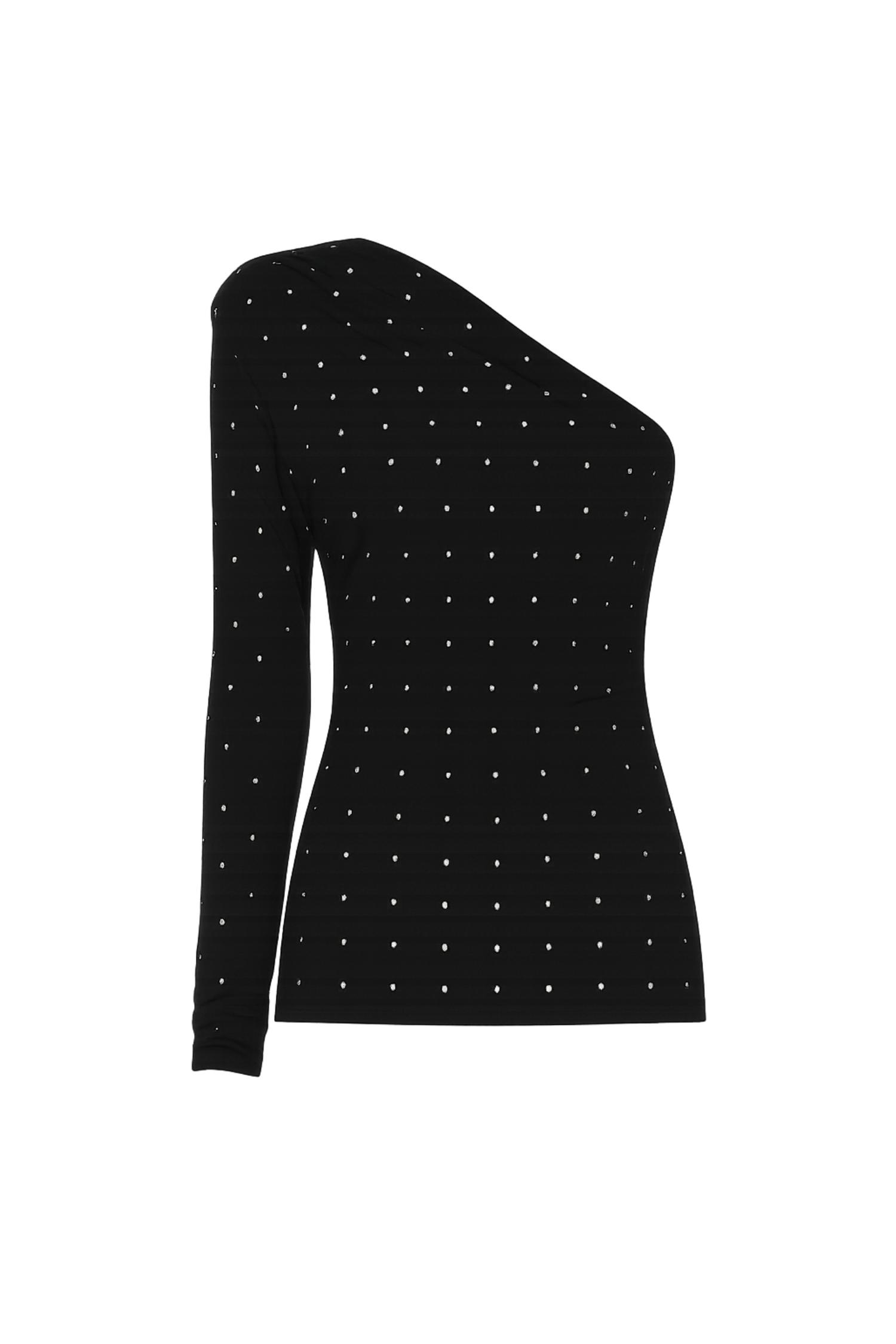 KATIA TOP - BLACK RHINESTONE Product Image