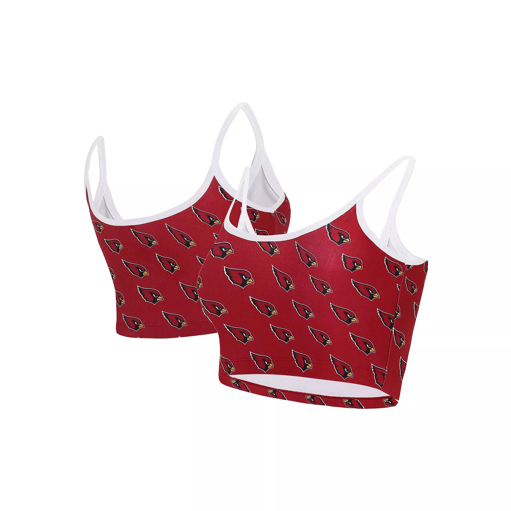 Women's Concepts Sport Cardinal Arizona Cardinals Gauge Lounge Bralette, Size: Medium, Red Product Image