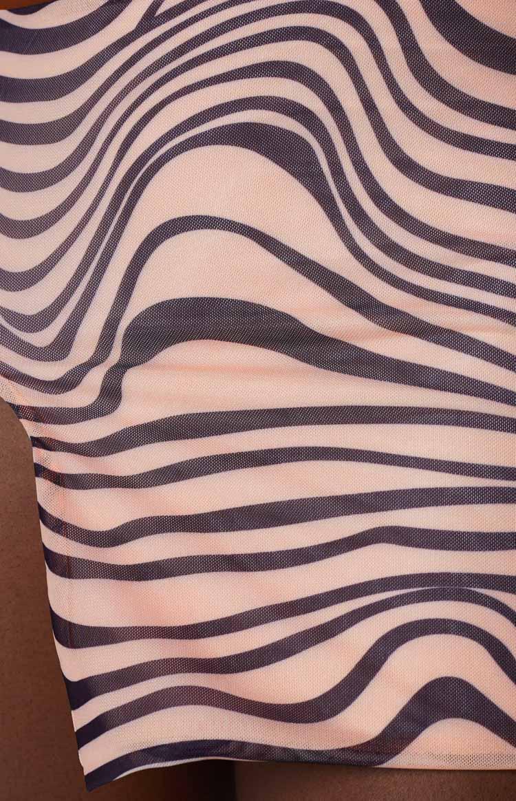 Rosalie Beige Mini Skirt Product Image