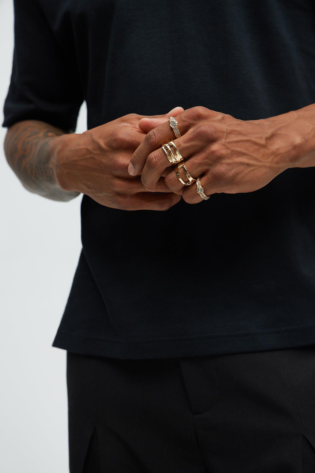 St. Larenet Ring Set - Gold Male Product Image