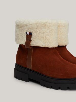 Lined Suede Roll-Down Boot Product Image