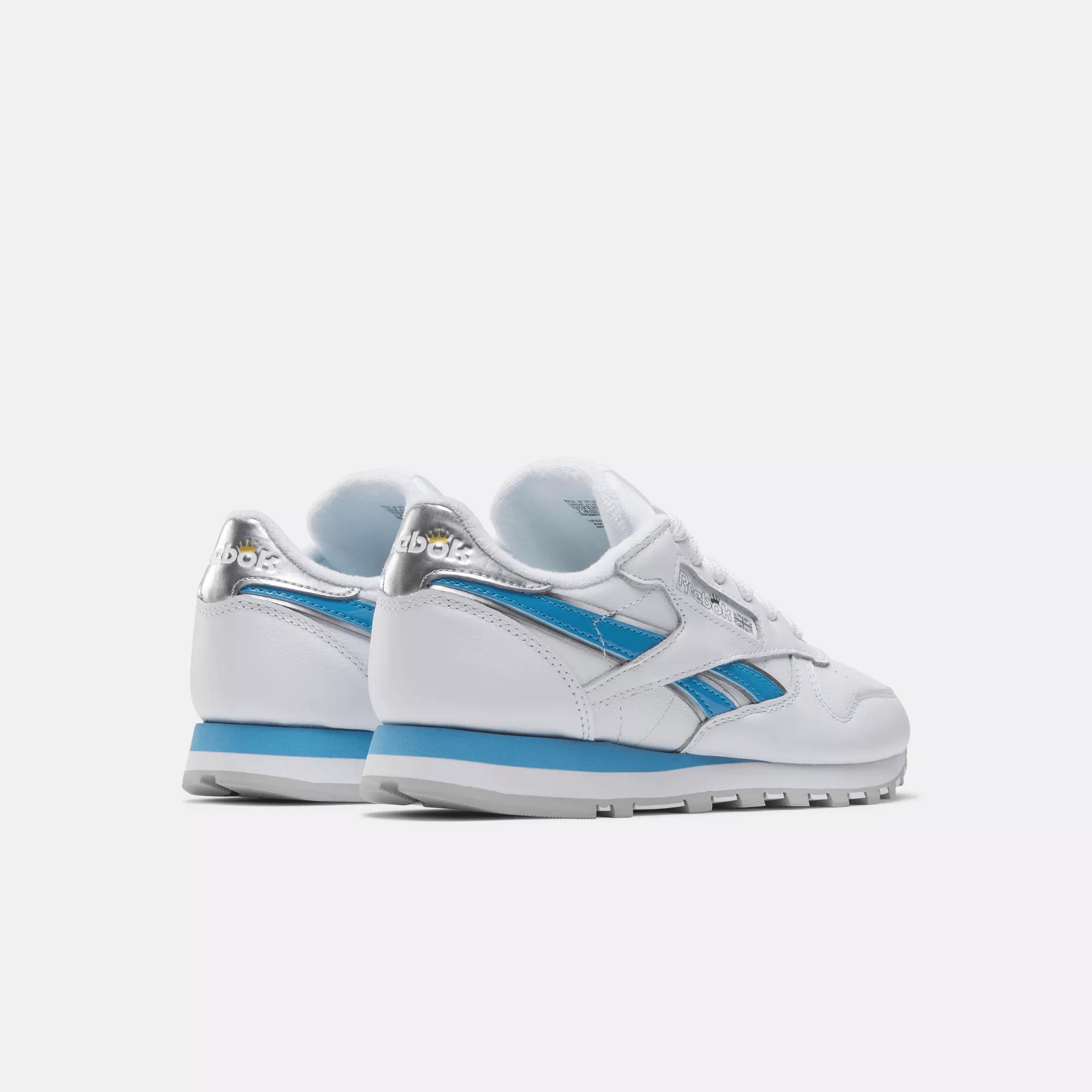 Women's Reebok x Angel Classic Leather Shoes in Silver Product Image
