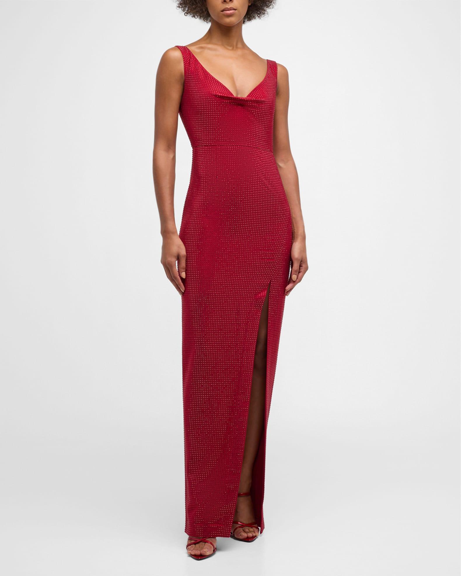 Diamante Column Gown  Product Image