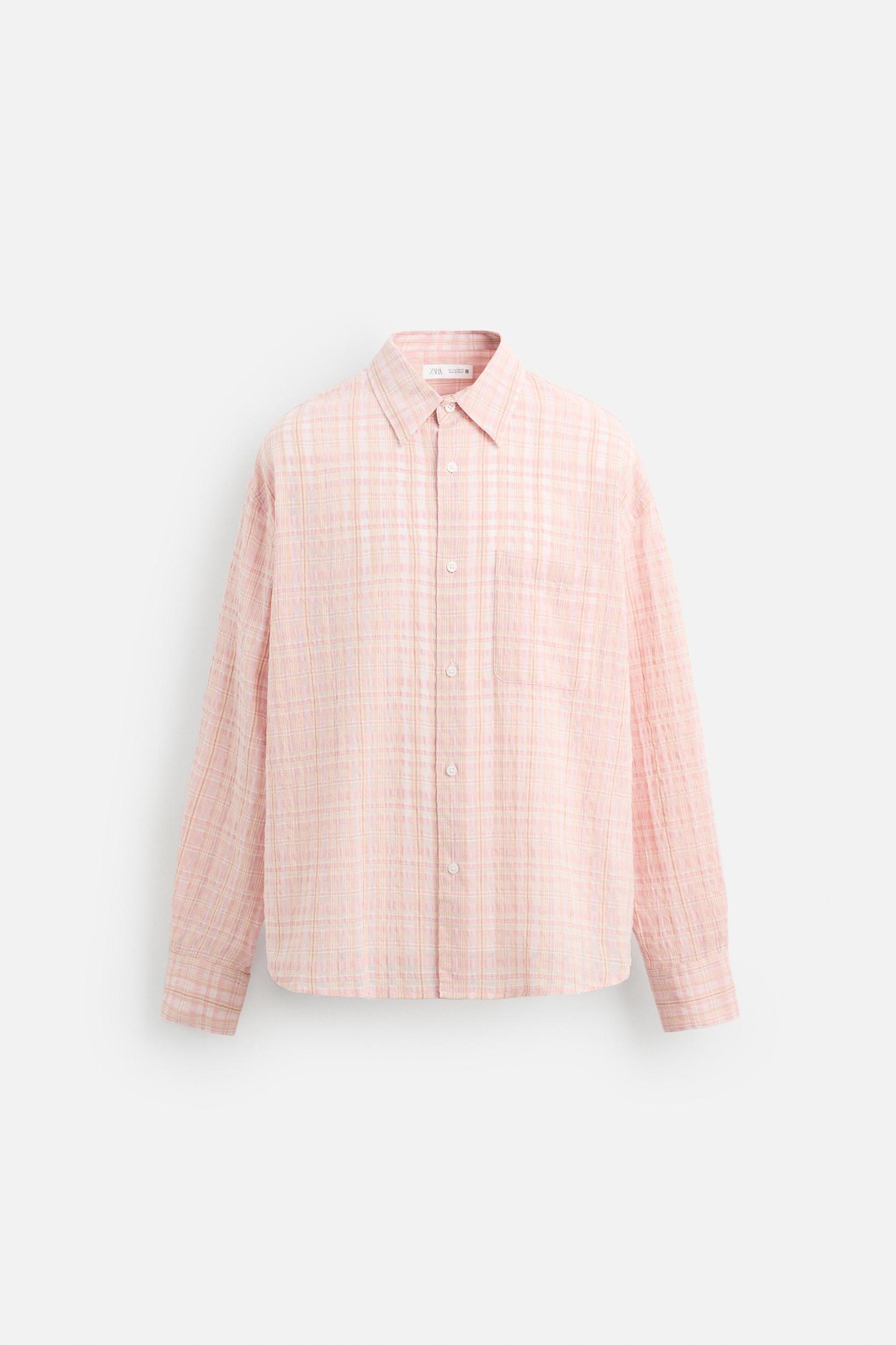 TEXTURED CHECK SHIRT Product Image