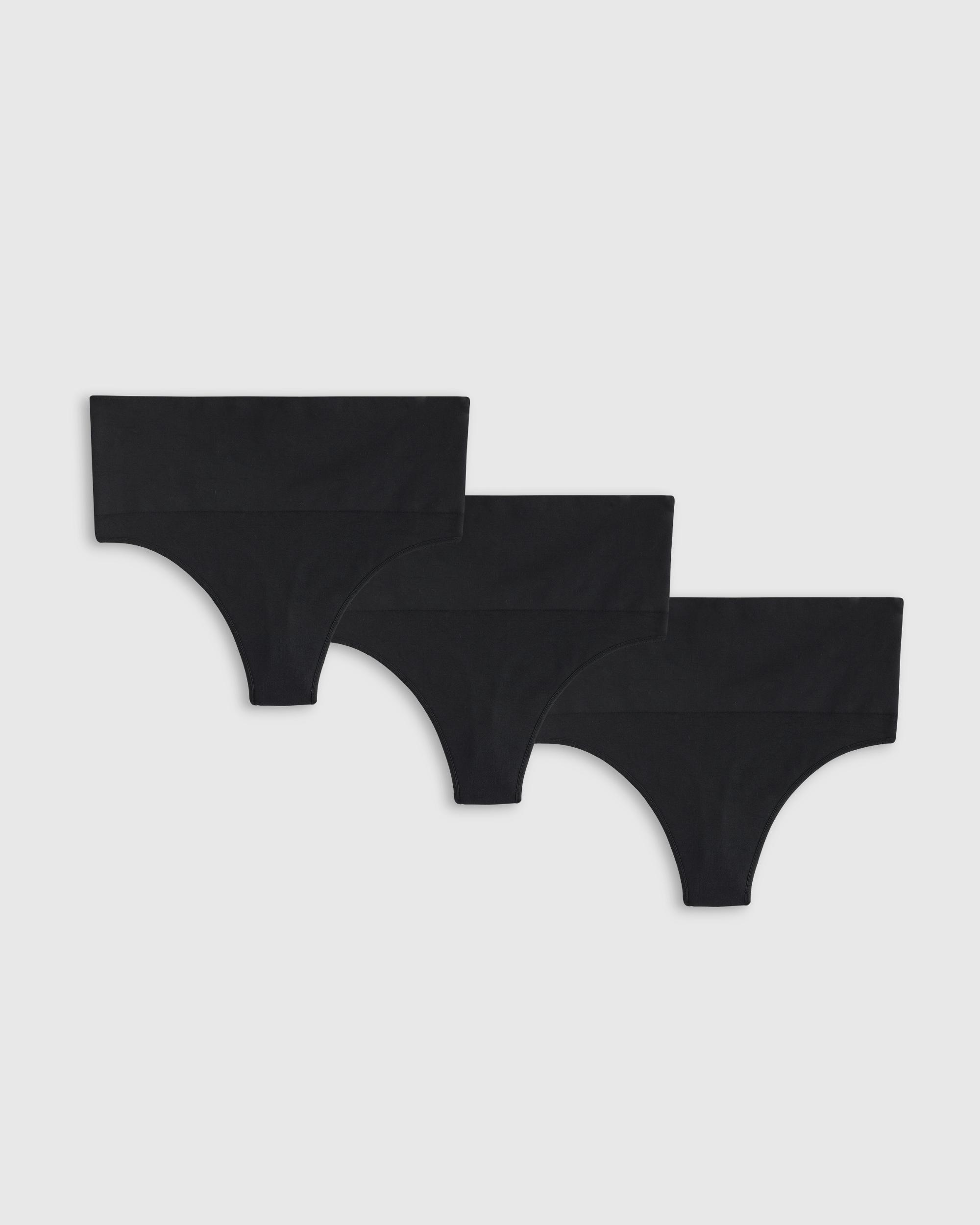 Quince | Women's Shaping High-Waisted Thong Nylon/Spandex Product Image