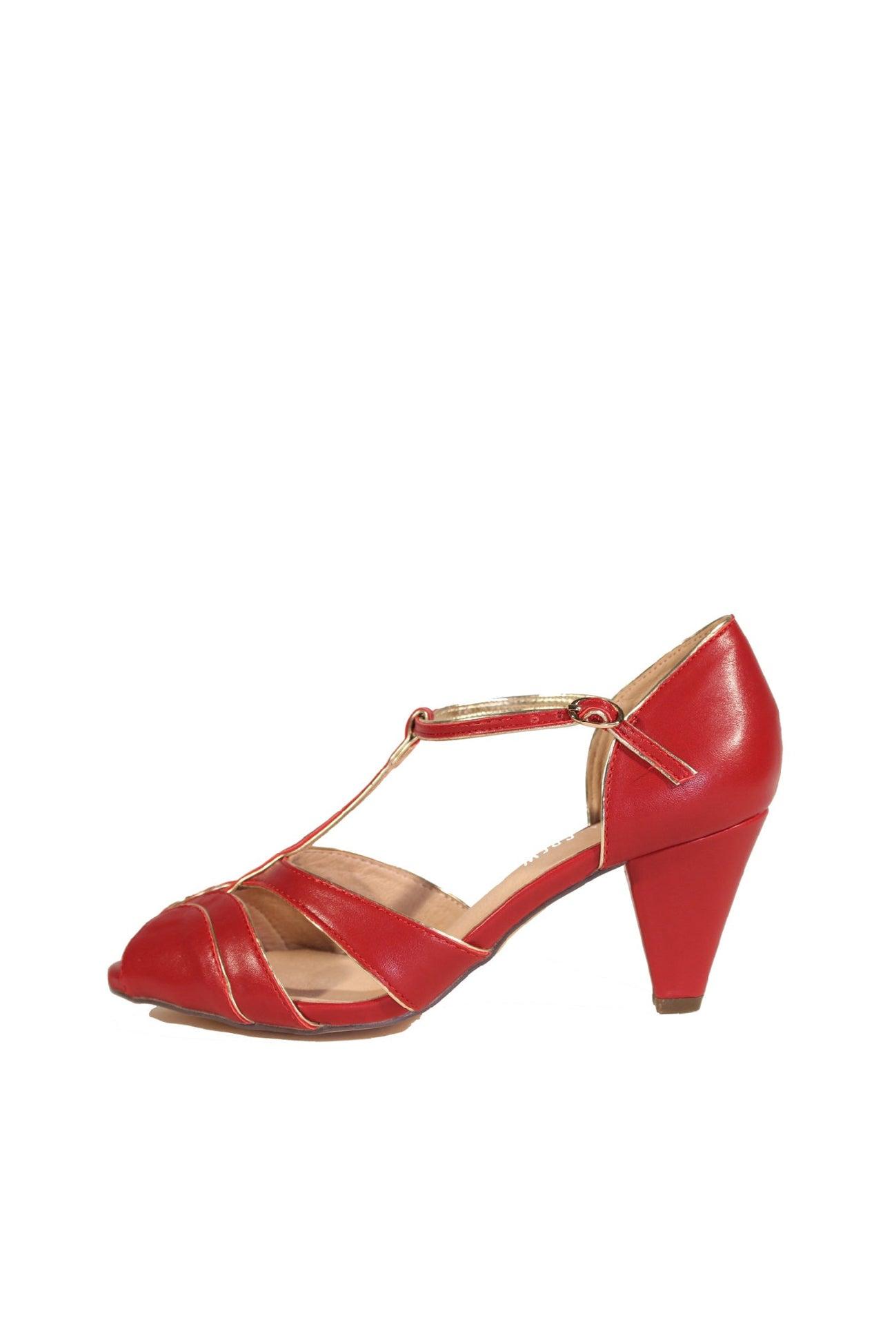 Penelope T-Strap Heels Product Image