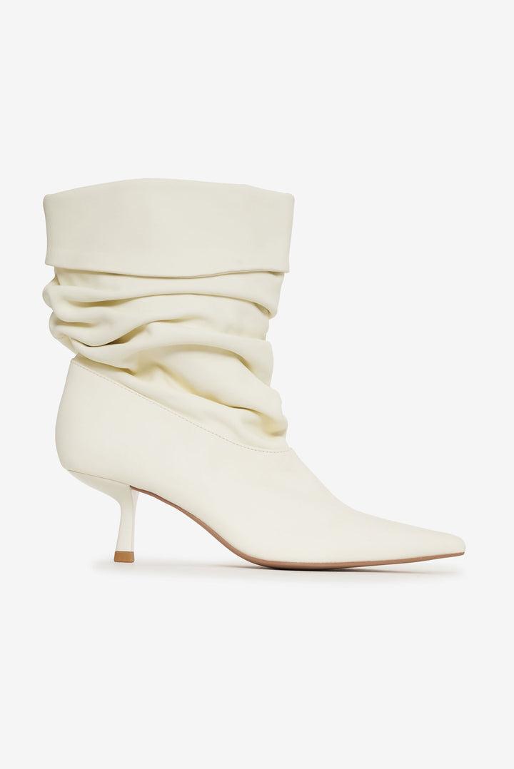 Verbana Slouch Boot — Cream Product Image