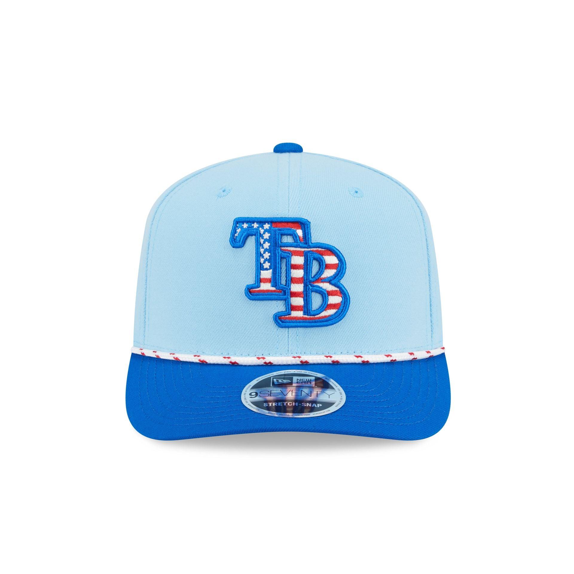 Tampa Bay Rays Independence Day 2025 9SEVENTY Stretch-Snap Hat Male Product Image