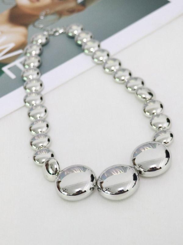 Shiny Solid Color Necklaces Accessories Product Image
