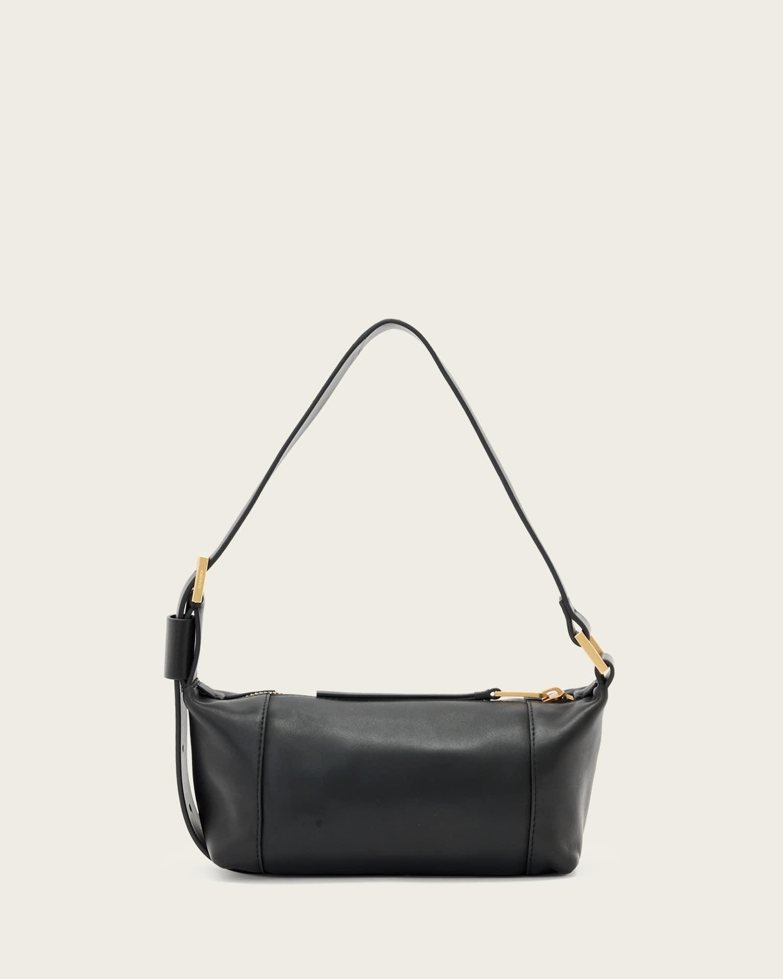 Vega Leather Mini Bag Black | ALLSAINTS US Product Image