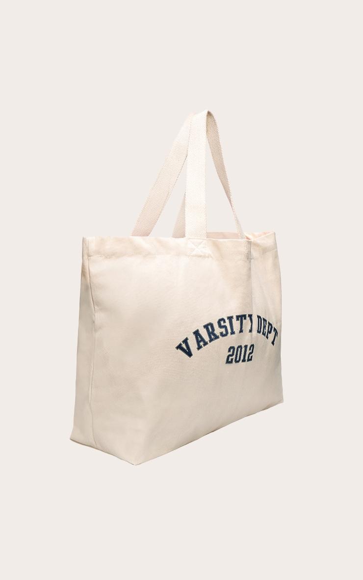 Blue Varsity Logo Tote Bag Product Image