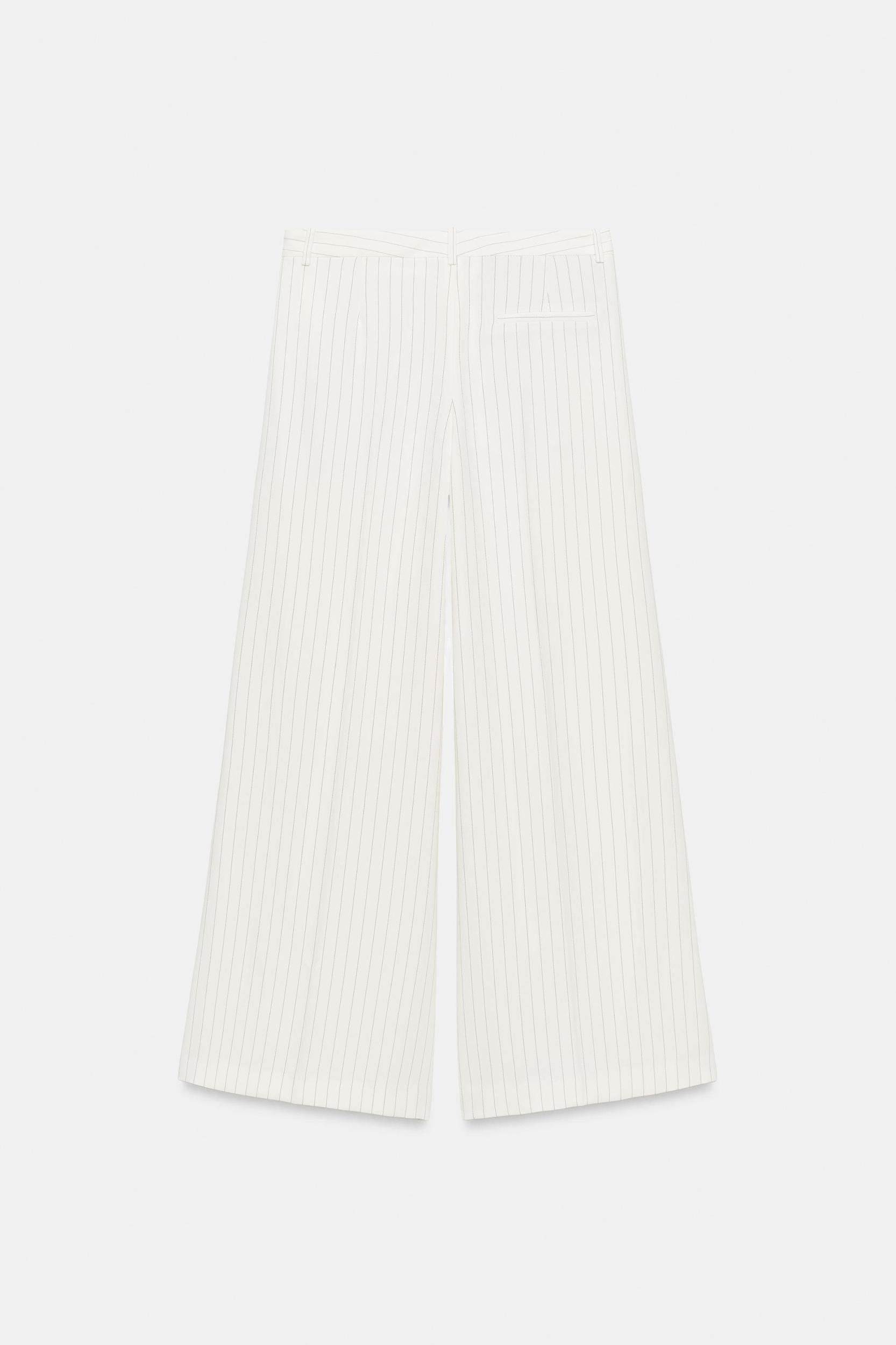ZW COLLECTION STRIPED WIDE LEG PANTS Product Image