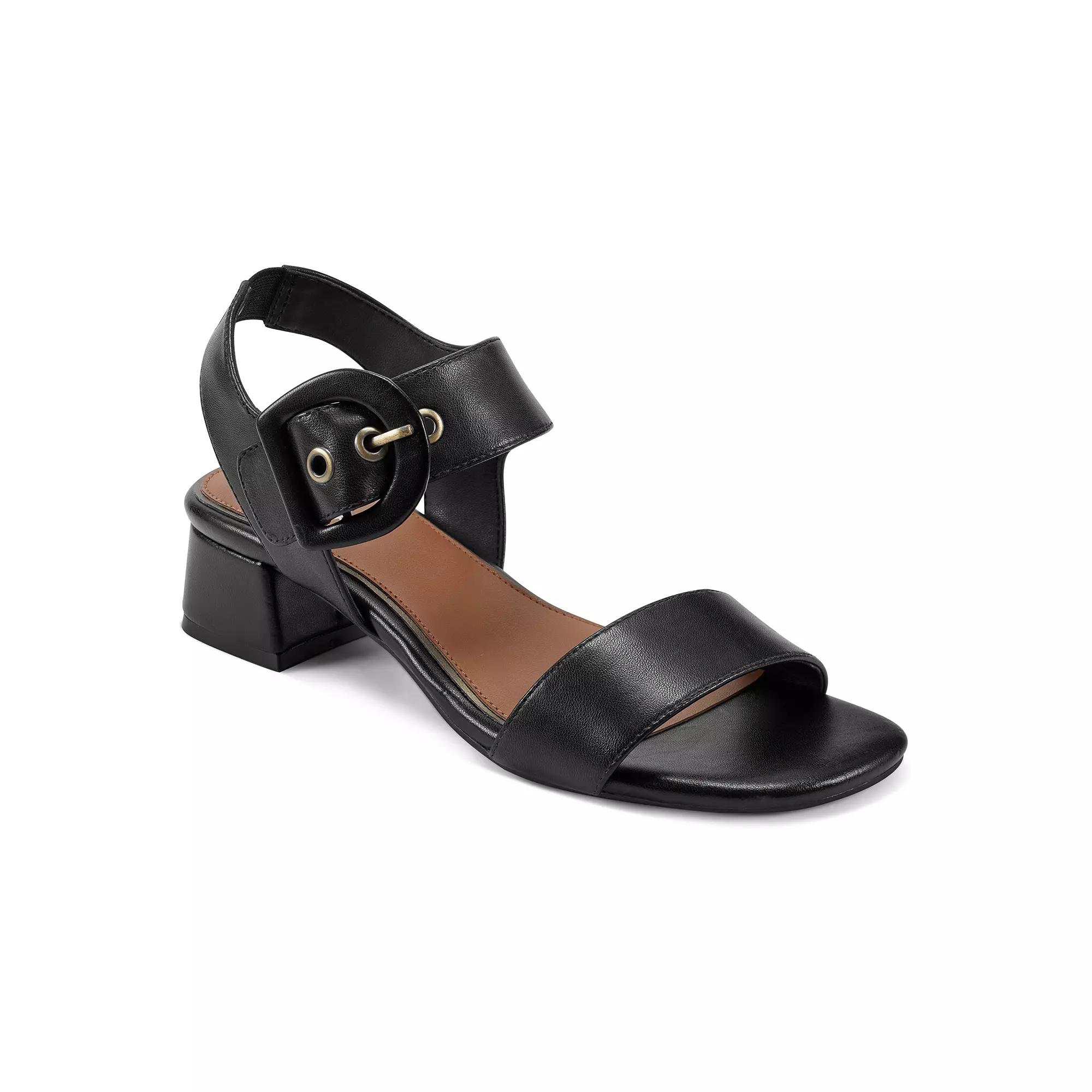 Easy Spirit Selina Women's Dress Sandals, Size: 9, Black Leather Product Image
