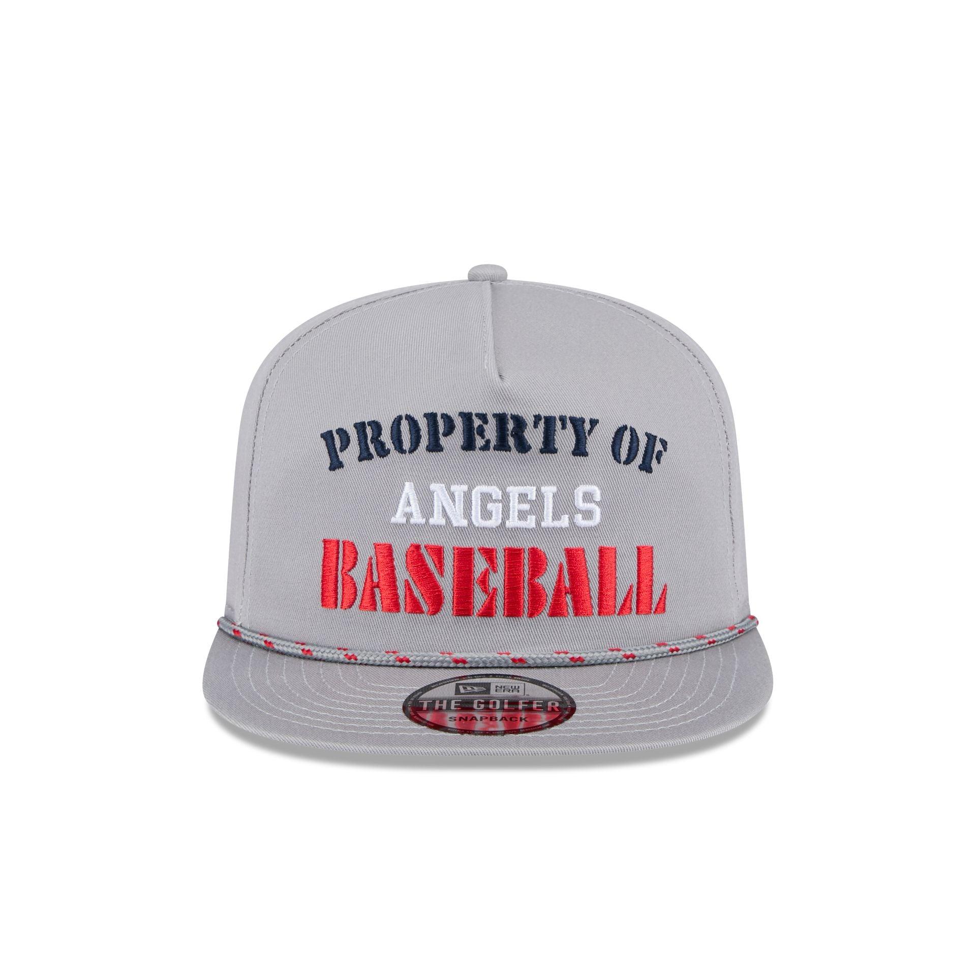 Los Angeles Angels Vintage Gray Rope Golfer Hat Male Product Image