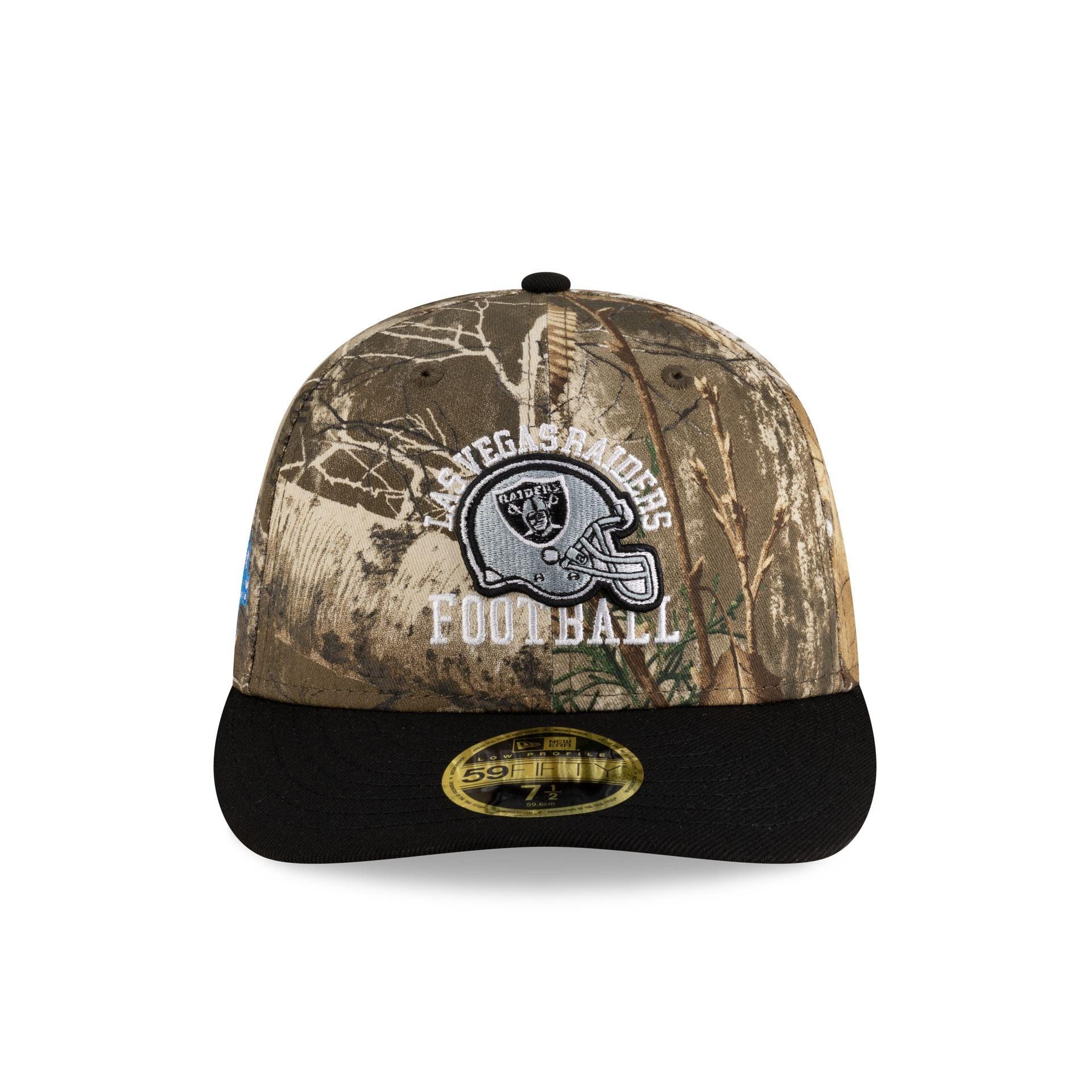 Just Caps Realtree Las Vegas Raiders Low Profile 59FIFTY Fitted Hat Male Product Image