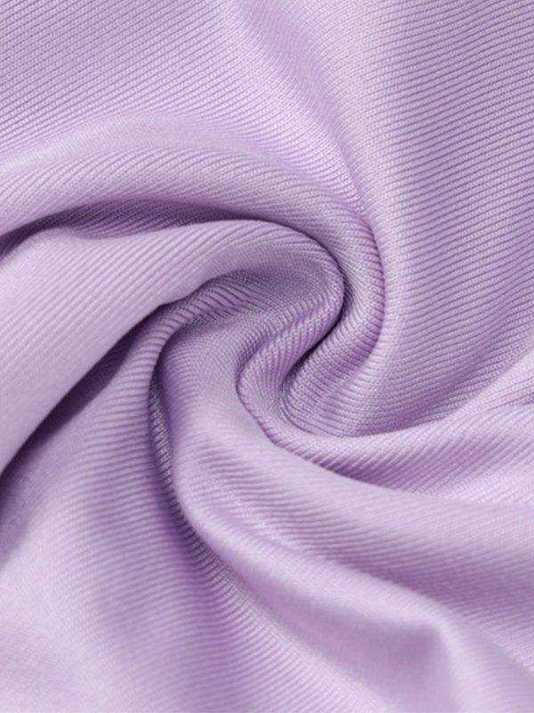 Patchwork Frill Trim Bandeau Mini Dress Product Image