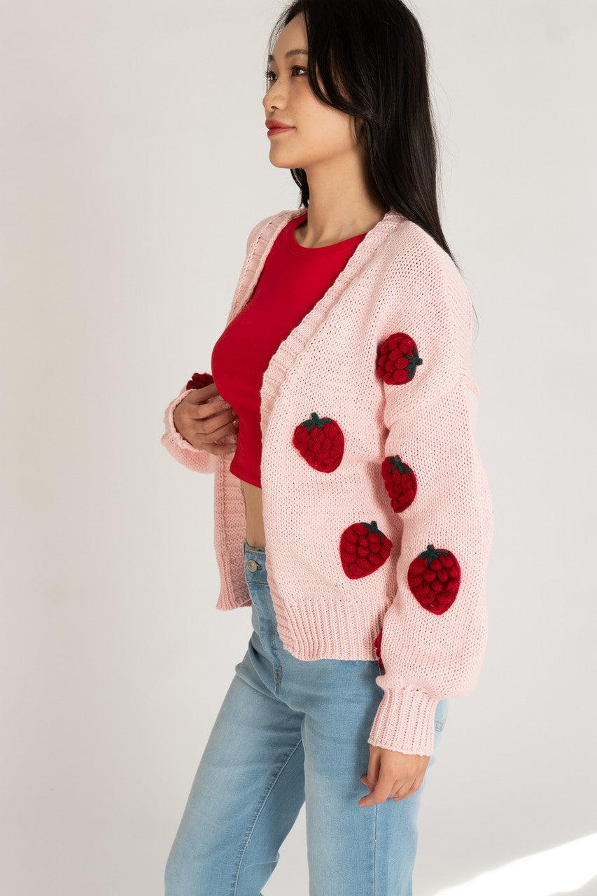 3D Applique Cardigan Product Image