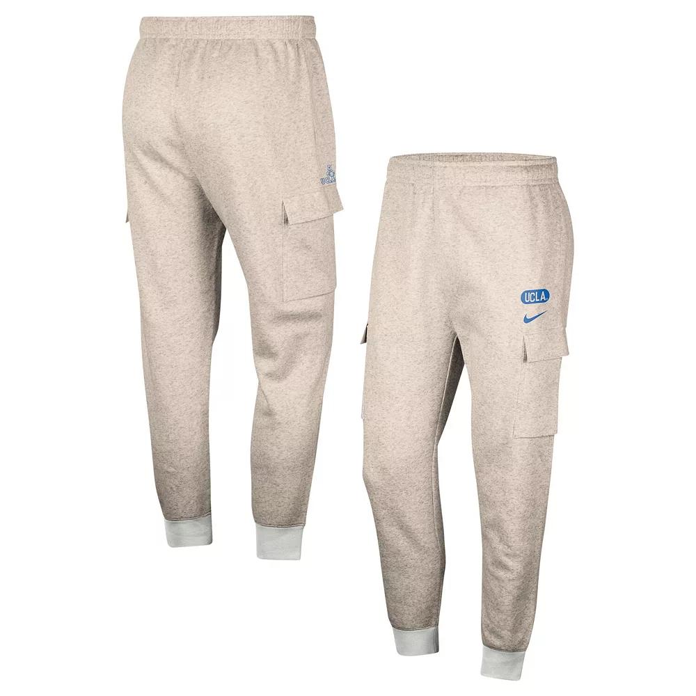 Men's Nike Oatmeal UCLA Bruins Club Cargo Jogger Pants,  Product Image