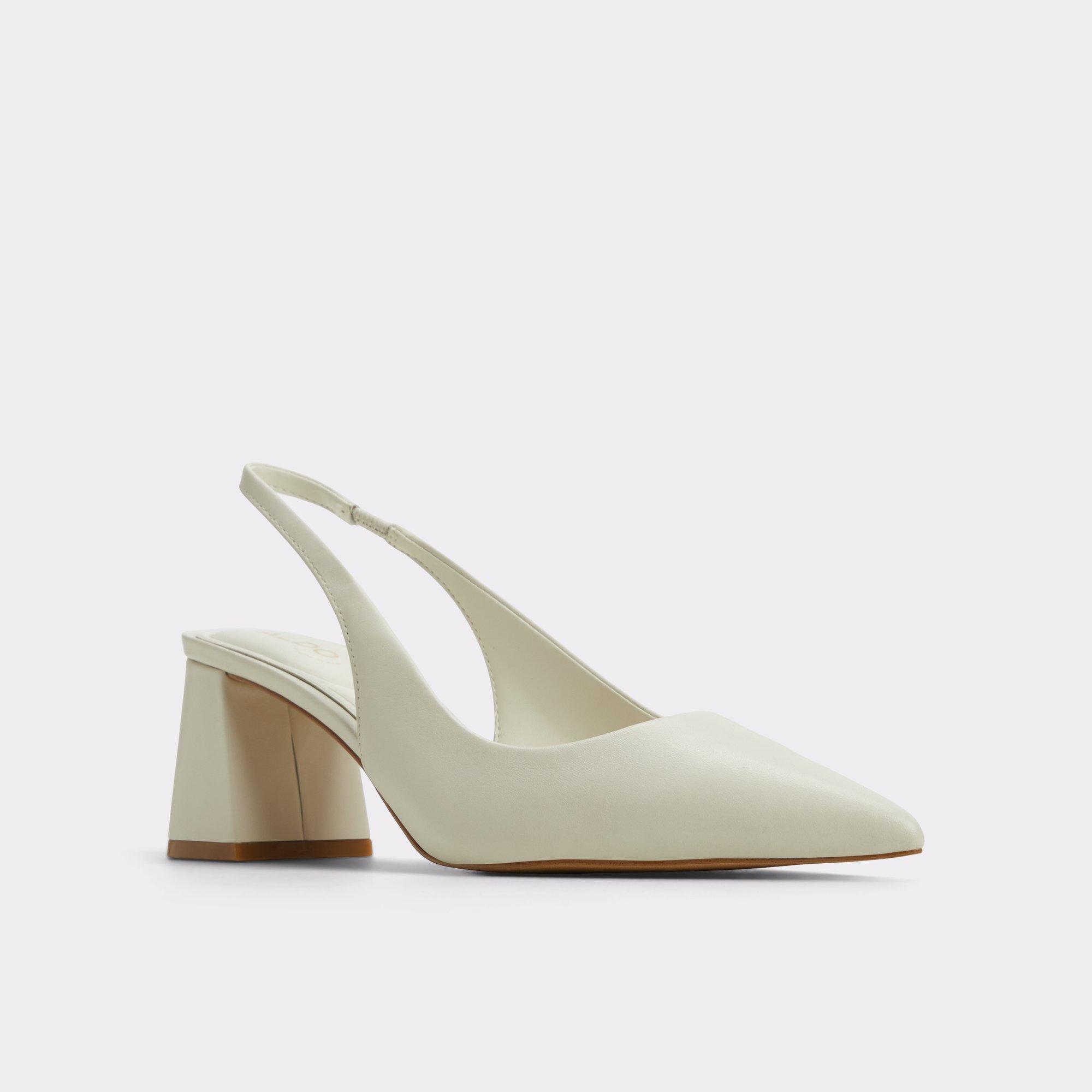 Uliana White/Bone Women's Slingbacks | ALDO US Product Image