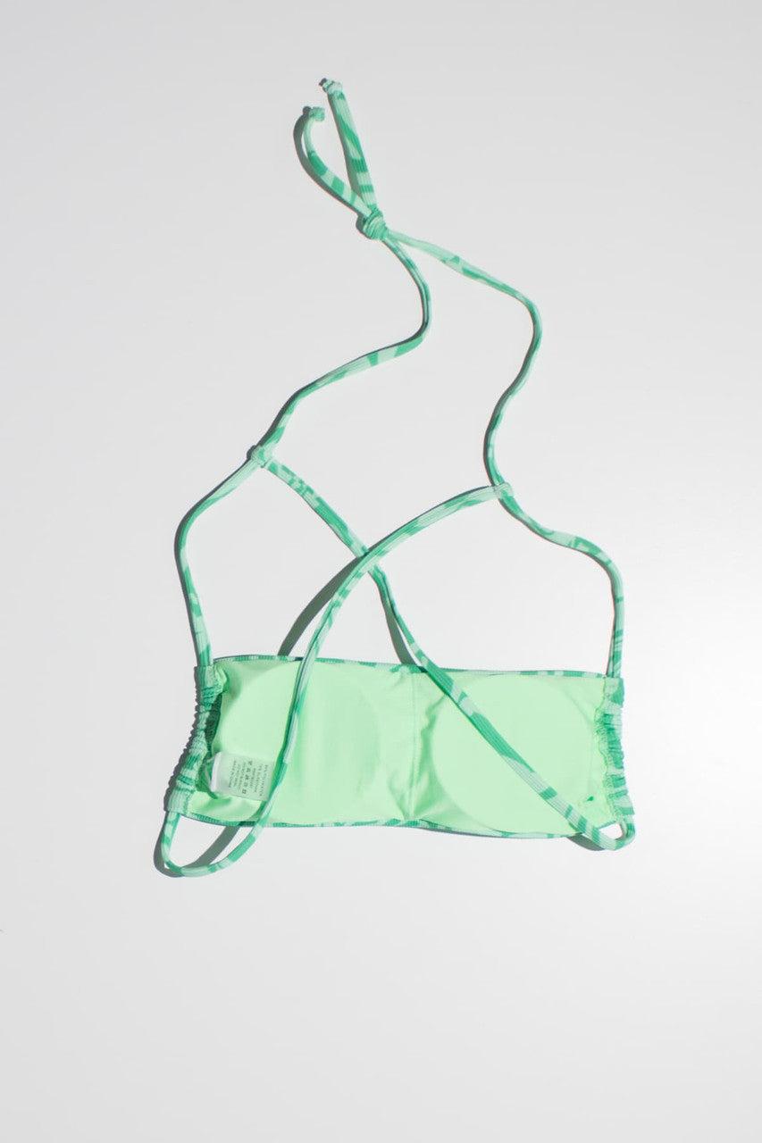 Green Tones Swirl Bikini Top Product Image