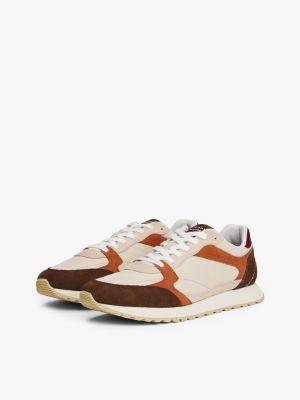 Mixed-Texture Suede Sneaker Product Image