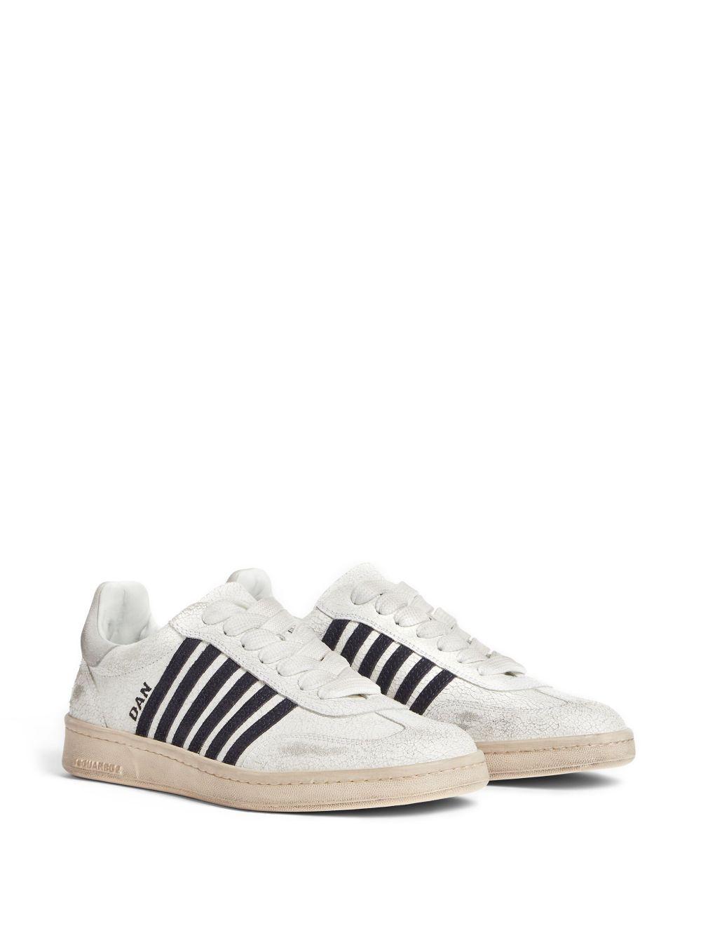 Boxer distressed low-top sneakers Product Image