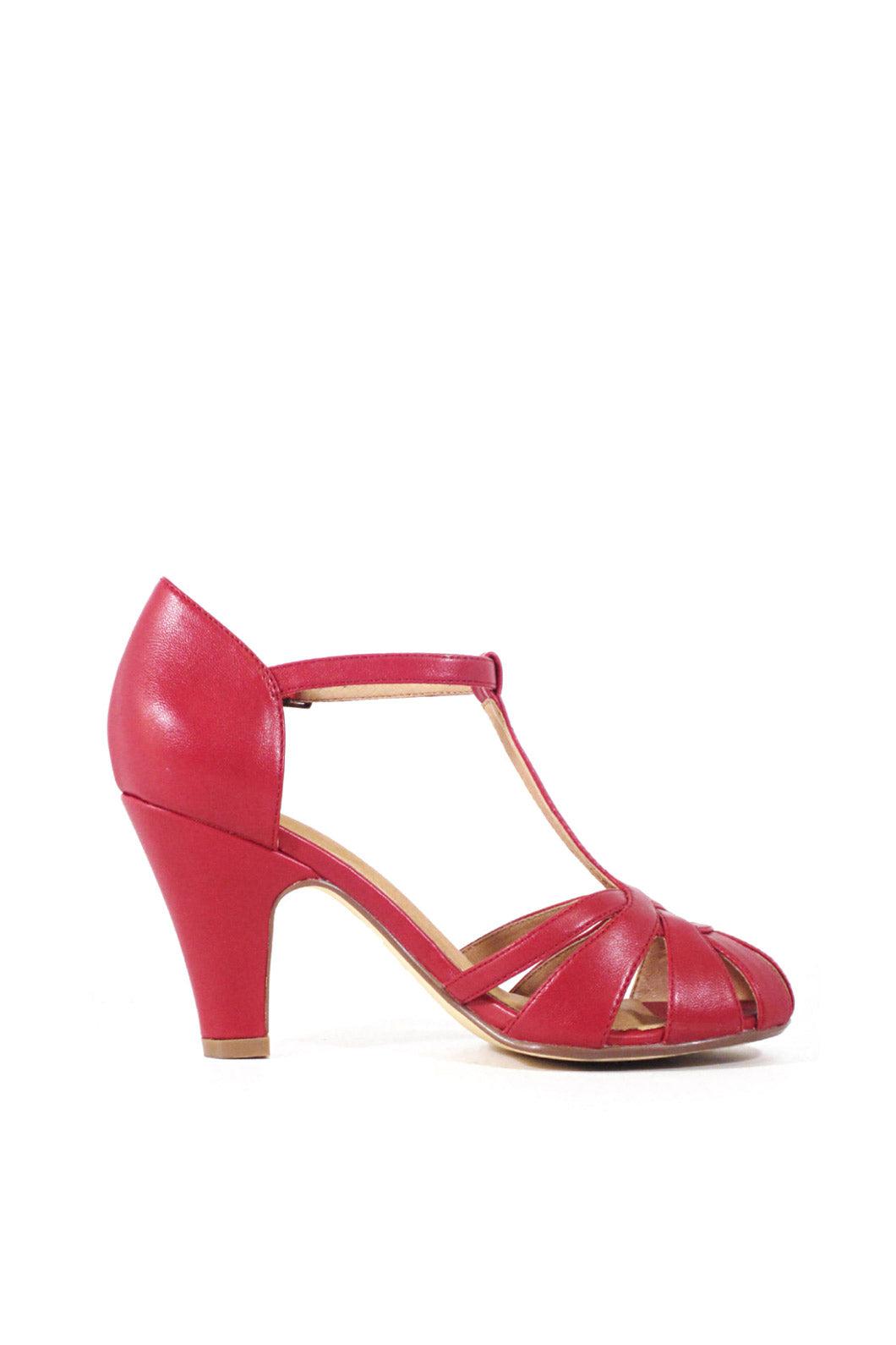 Sergi T-Strap Heels Product Image