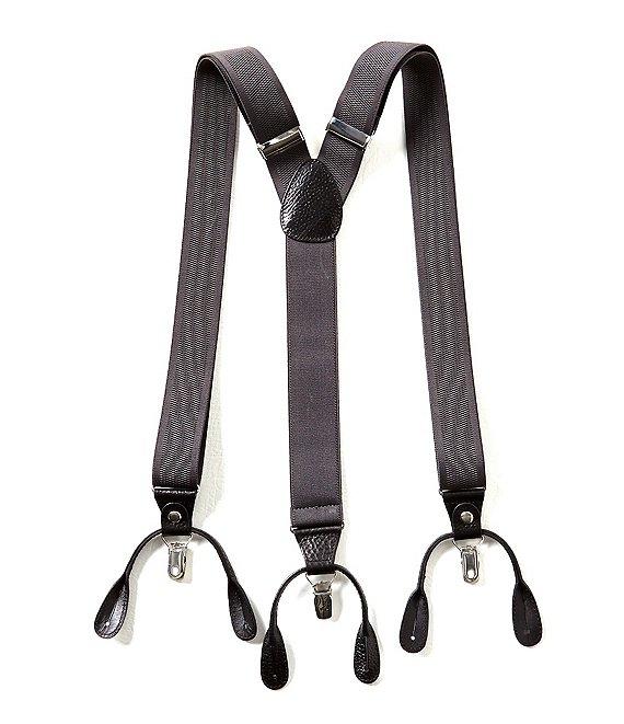 Roundtree & Yorke Big & Tall Solid Suspenders Product Image