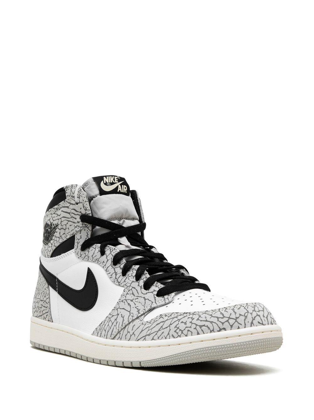 Air Jordan 1 High OG "White Cement" sneakers Product Image