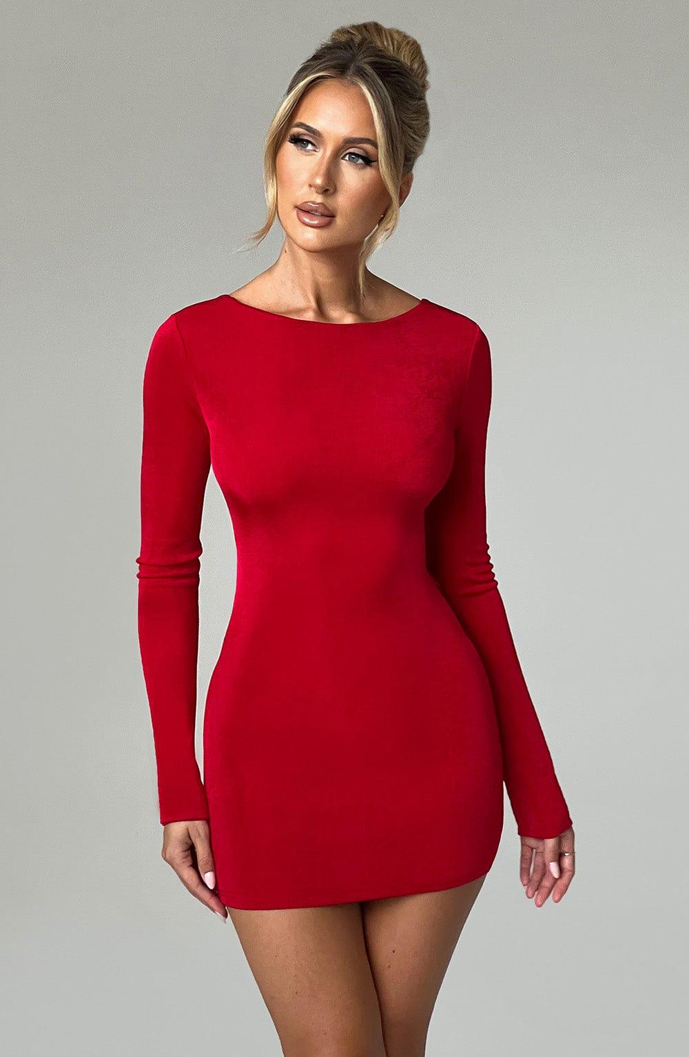 Una Mini Dress - Red Product Image