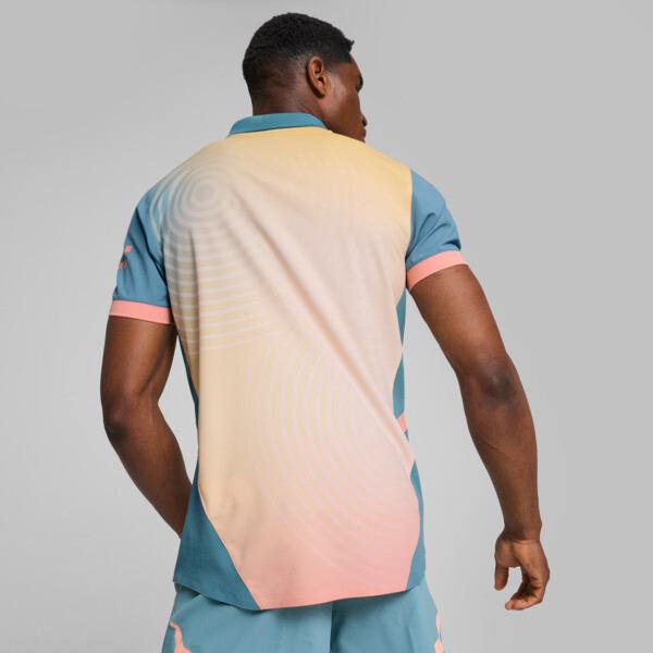 PUMA Manchester City 24/25 Authentic Fourth Men's Soccer Jersey in Rosebay/Bold Blue Product Image