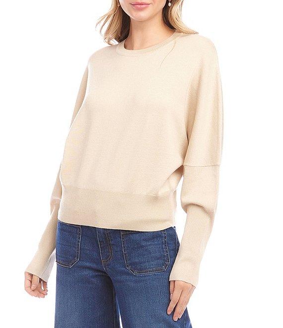 Karen Kane Crew Neck Dolman Sleeve Knit Top Product Image