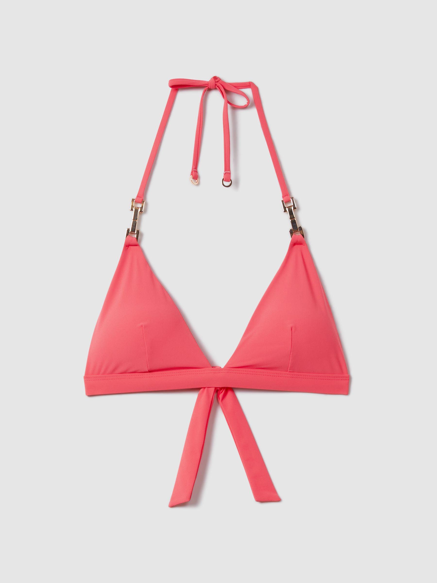 Mid Rise Bikini Bottoms in Coral Product Image